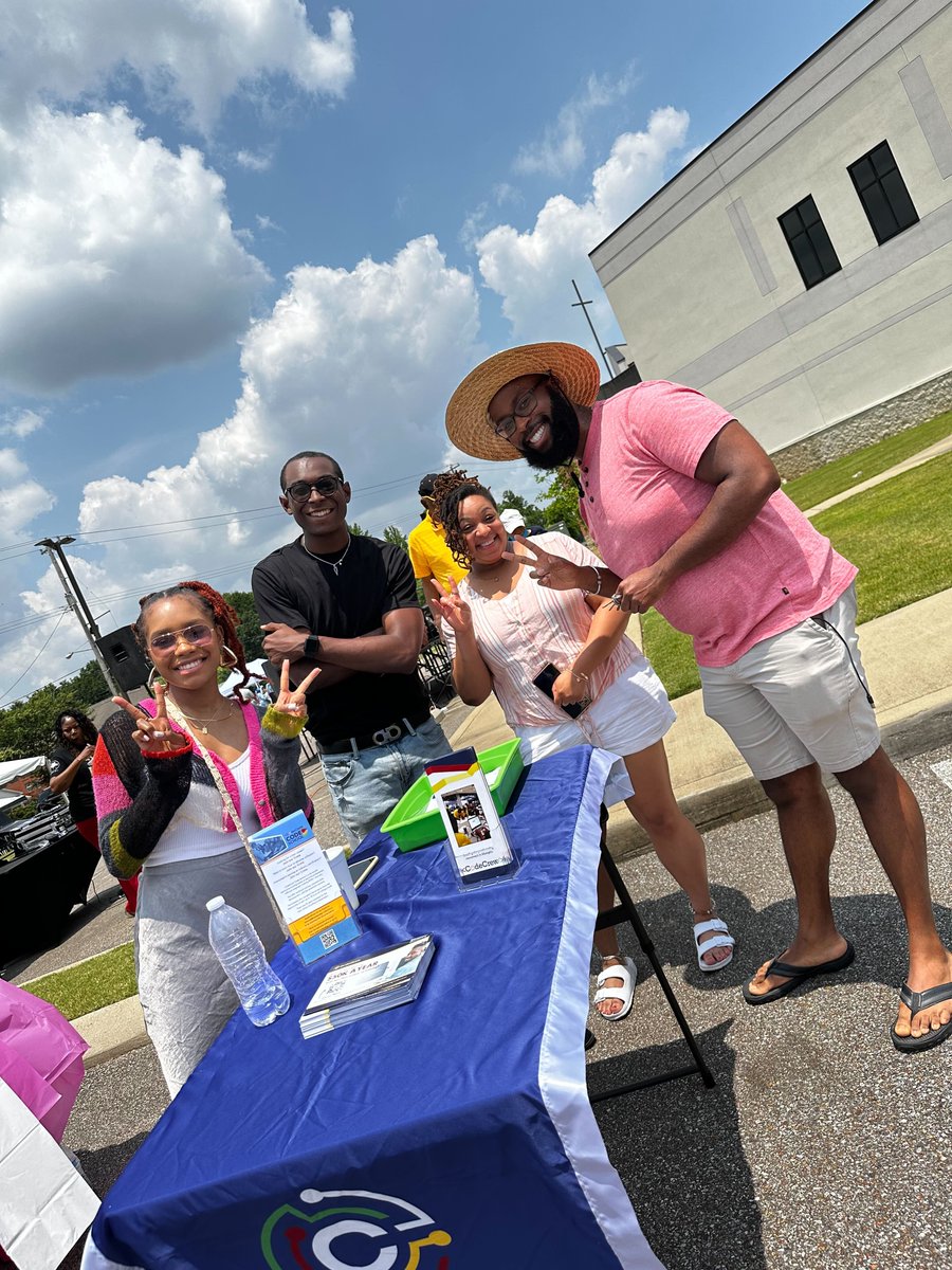 CodeSchoolMphs's tweet image. We attended the @MemphisInMay at the River celebrating Memphis culture & community. We had a blast sharing information about Code School and inspiring young minds to embark on their journey as entry-level software developers. Join us in shaping the future of tech! #GritGrindCode