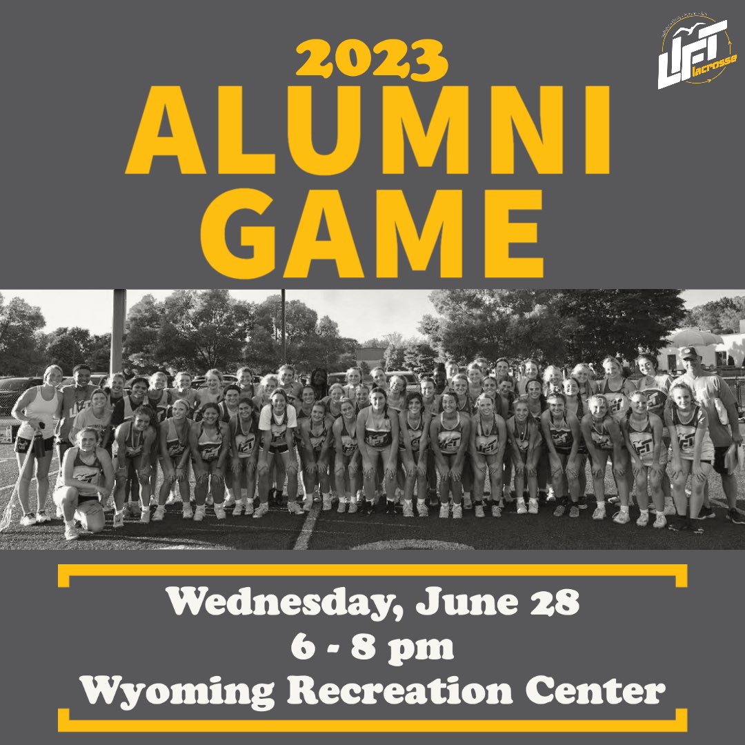 Hey alumni! Save the date. We can’t wait to see you again.