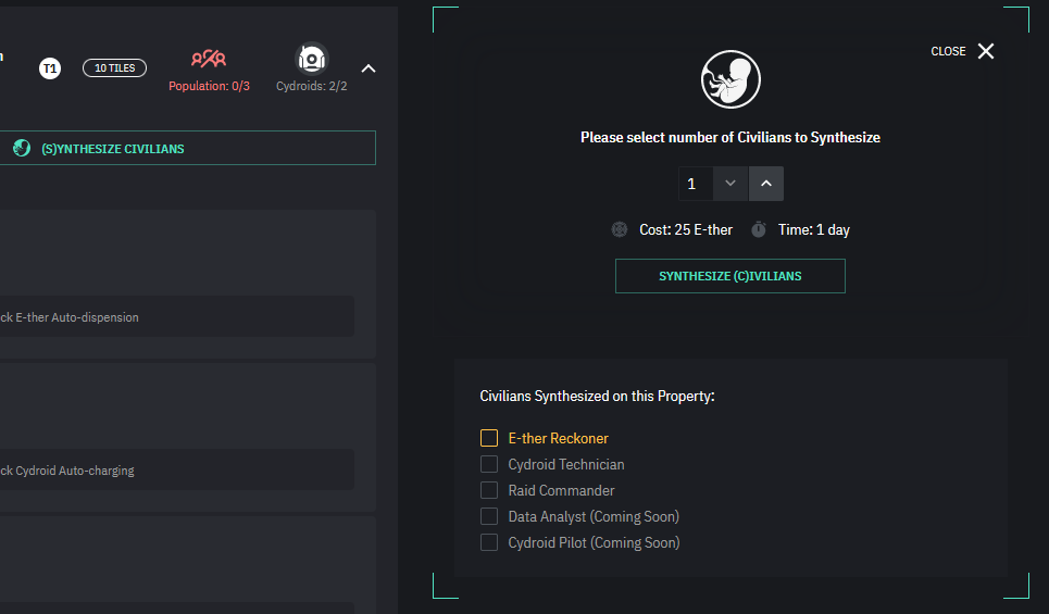 theshaneisaac's tweet photo. Just a couple of little tweaks I wanted to add quickly, especially for #Players synthesising a large number of #Civilians. You can now hotkey (S), (F), (C), (C) to synthesise the full 3 on a property. Also added #TargetIcons to #RaidMenu to more easily identify set icon targets. https://t.co/k6467KBfvD