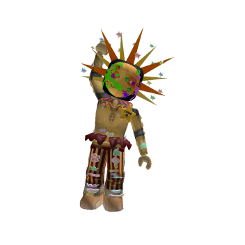 ojristt's tweet photo. @ObsessedInk theres paint and stickers all over him cuz he is a daycare attendant after all, and also it makes him look more fun https://t.co/SPTcDY4xZa