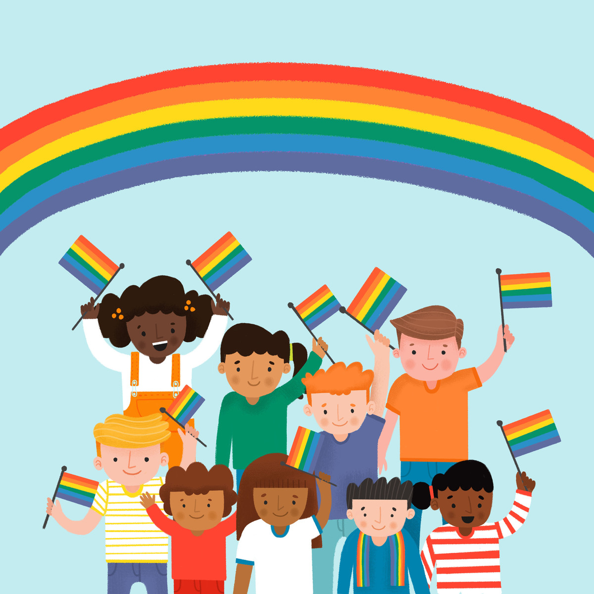 Welcome June, and welcome Pride Month! #KidLitArt 🏳️‍🌈
-
Illustration by #BrightArtist Andy Passchier | Represented by #BrightAgent Alex Gehringer