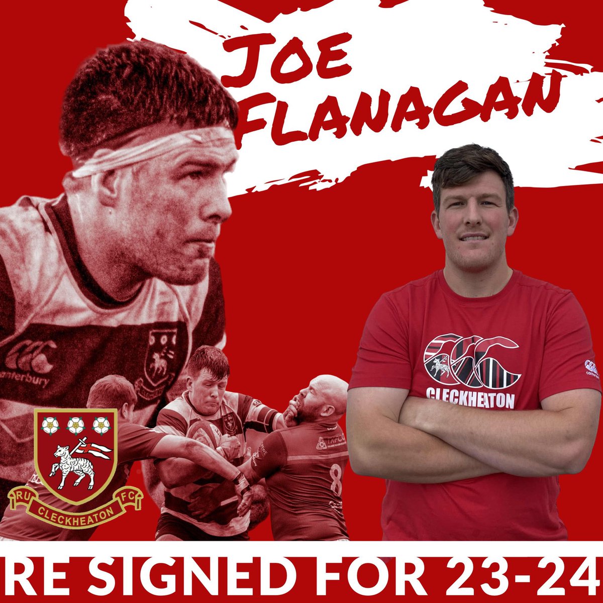 Last seasons players player of the year <a href="/joeflan_6/">Joe Flanagan</a> has re-signed for the 23/24 season. 🔴⚪️🔴⚪️🔴