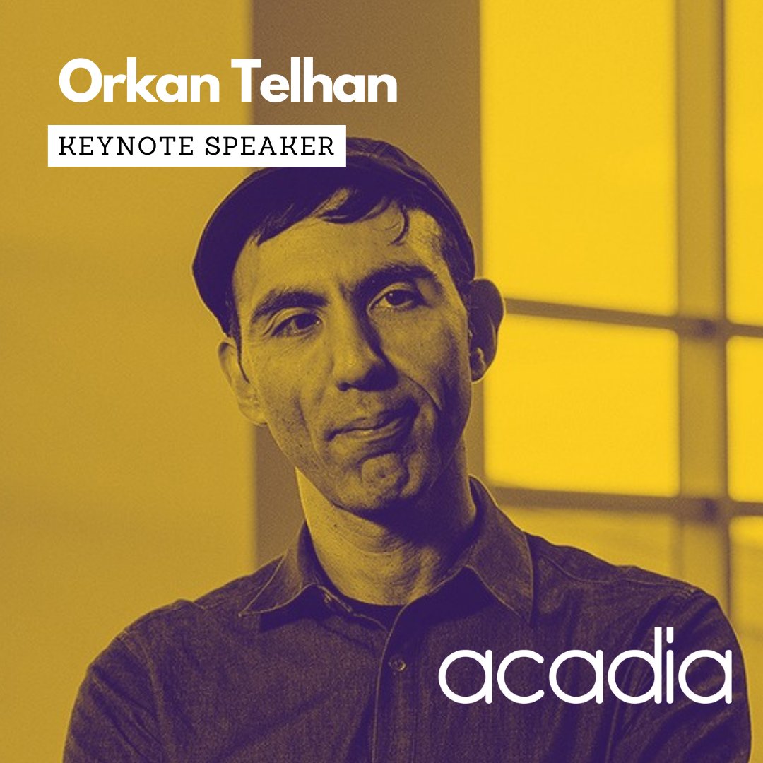 #ACADIA2023 is excited to announce the conference keynote speakers for Habits of the Anthropocene!  Next up is ORKAN TELHAN of UPenn!  Please visit 2023.acadia.org/Keynotes for the full bios!

All papers, projects, and field notes are due tonight at 11:59PM Denver time!