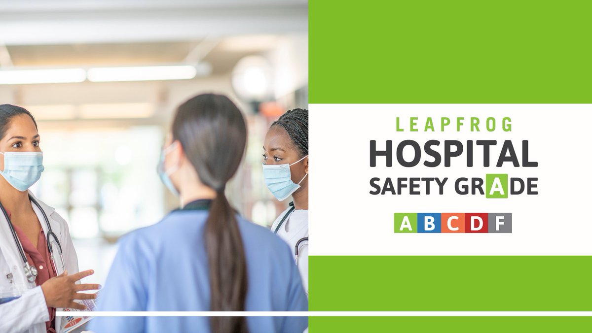 The Leapfrog #HospitalSafetyGrade helps patients and employers determine if a hospital is committed to #ptsafety. Have you looked at your hospital's performance lately? hospitalsafetygrade.org