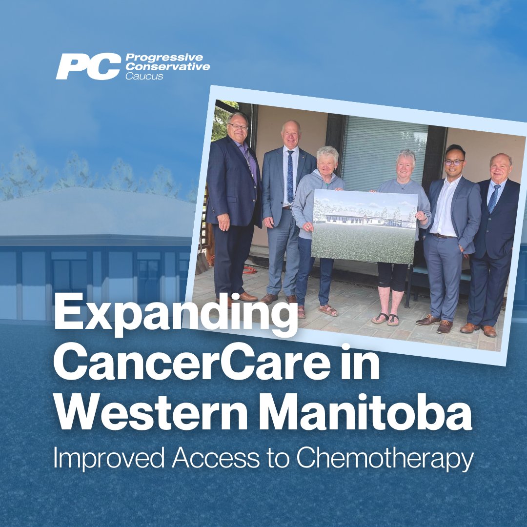 Construction is underway for the <a href="/CancerCareMB/">CancerCare Manitoba</a> expansion at the Russell Health Centre, which will improve chemotherapy access in Russell + surrounding area ⚕️

We commend the efforts of everyone who worked to make this community-driven project a reality, which our PC team was