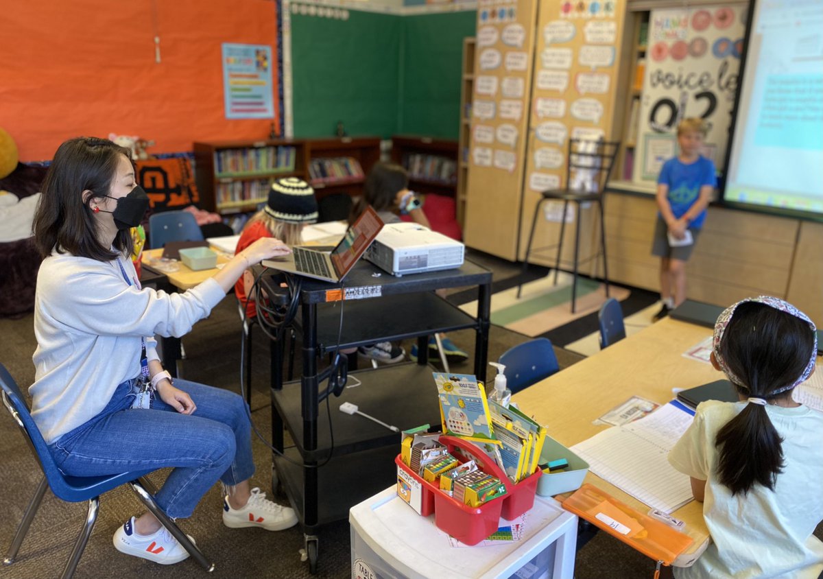 Happy to share that our next #teacherfeature is Ms. Kim, who has taught in <a href="/lasdk8/">LASDK8</a> for 2 years!  She loves watching her 3rd graders shine, especially when giving group presentations! #lasdk8