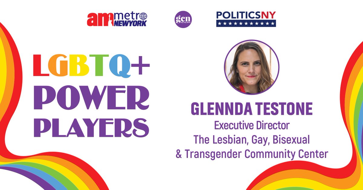 We are so proud to see our very own Executive Director, Glennda Testone, on @PoliticsNYnews 2023 LGBTQ+ Power Players list! 

#PoliticsNYPP