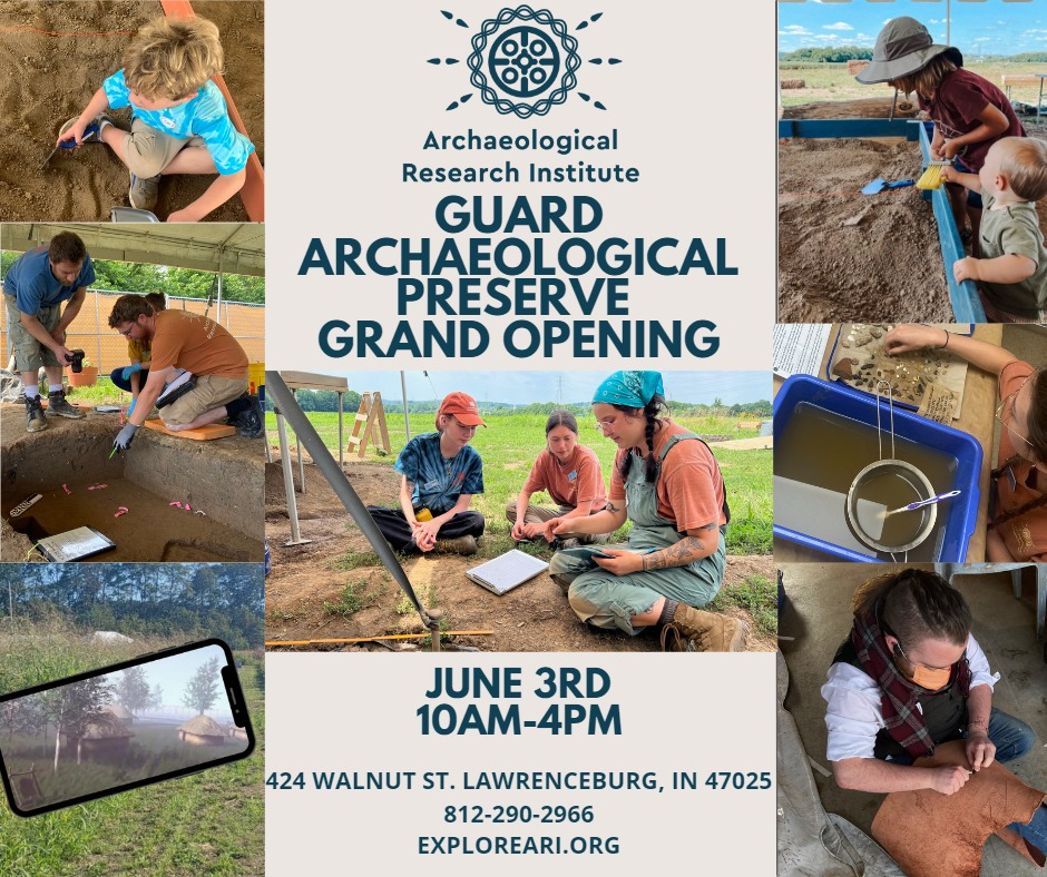 INHumanities's tweet photo. Join @Explore_ARI on June 3 for the Guard Archaeological Preserve Grand Opening! At this free event for all ages, you can learn about their research, meet the team &amp; try an augmented reality trail tour, which was supported by an Action Grant. 🔎 : https://t.co/EzpAWDK8cK https://t.co/L1ZSCOvep6