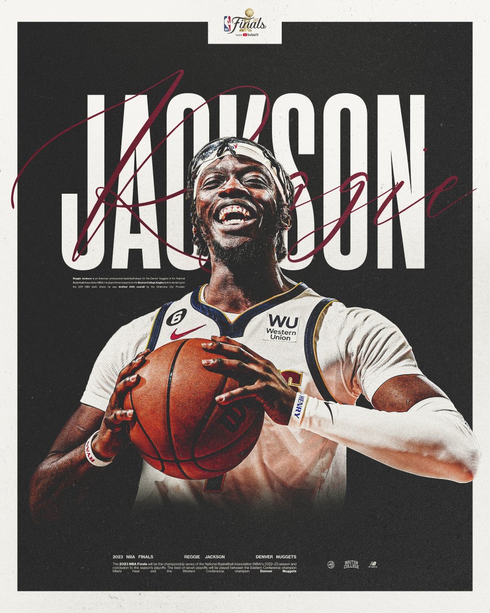 Good luck to our guy @Reggie_Jackson tonight in the #NBAFinals 

Game 1: 8:30 PM ET on ABC