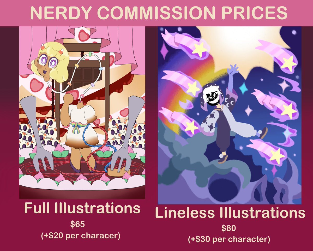 UserTBDexe's tweet photo. NEW AND UPDATED COMMISSION SHEET!

#opencommissions #ArtistOnTwitter https://t.co/gUIcFSK4nd