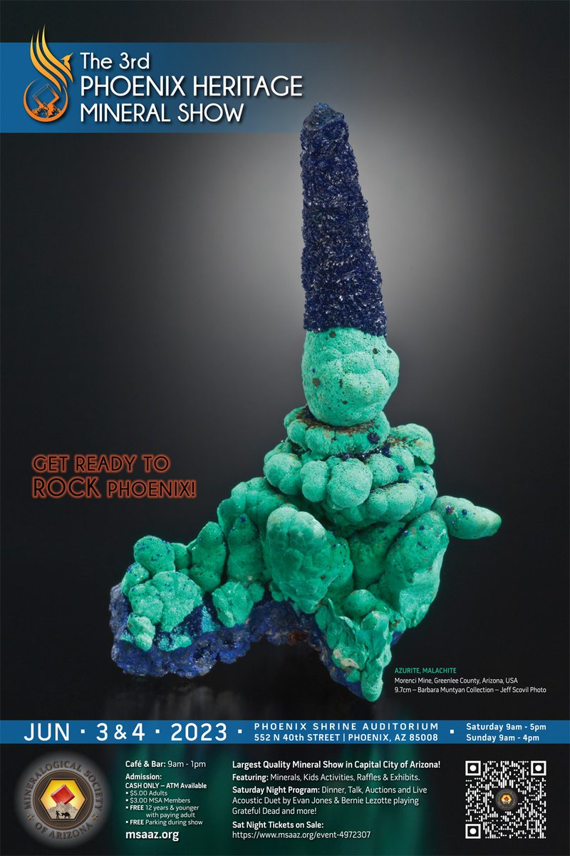 If  you'd like something to do this weekend ... why not go to a mineral  show and have some fun.  Use this link for more information: msaaz.org/PHX-HERITAGE-S…