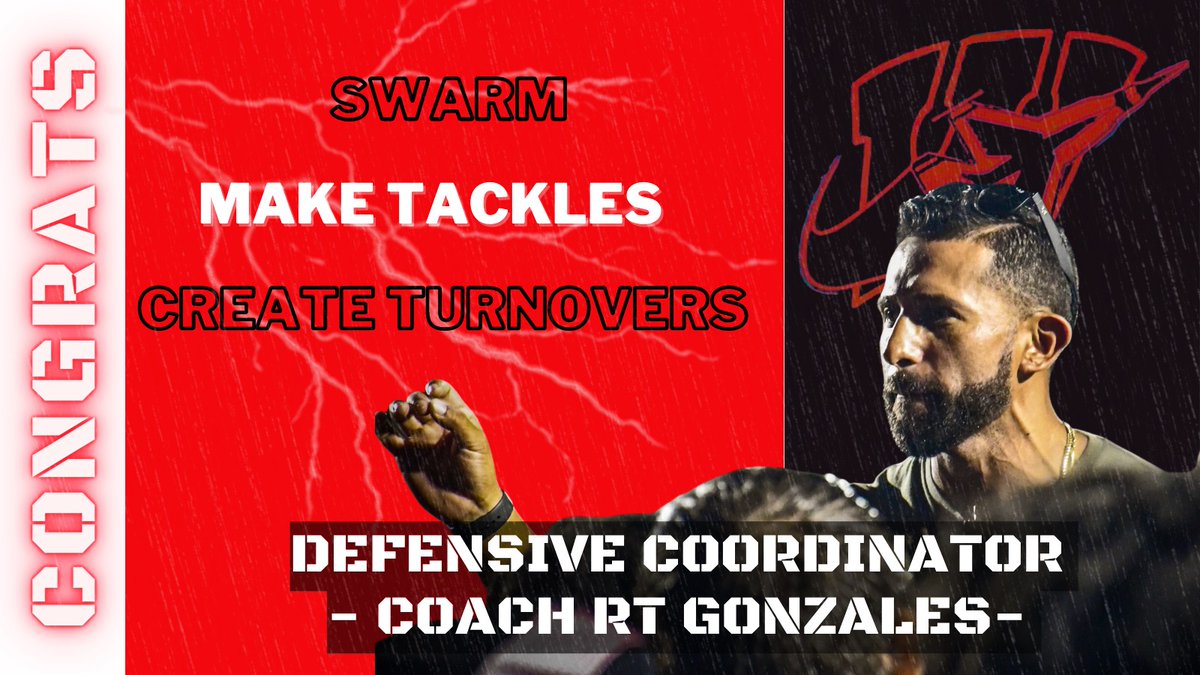 It's a new beginning for my old friend ... <a href="/CoachRT_G/">Coach Gonzales</a> has been a major part of our upward trend and in a new role as DC we look forward to 📈ing this thing ⤴️
Kids and Coaches respect him for his character and as a master of his craft ... 
🗣LET'S GO‼️😤
<a href="/KarenWagnerHSFB/">Wagner T-Bird Football</a>
#T3