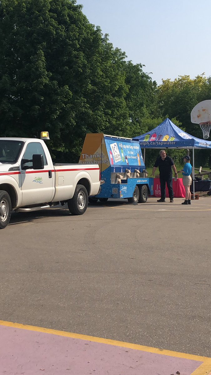 SHFlames's tweet image. Guelph Water Wagon is here!  It is hot, bring your water bottle!!