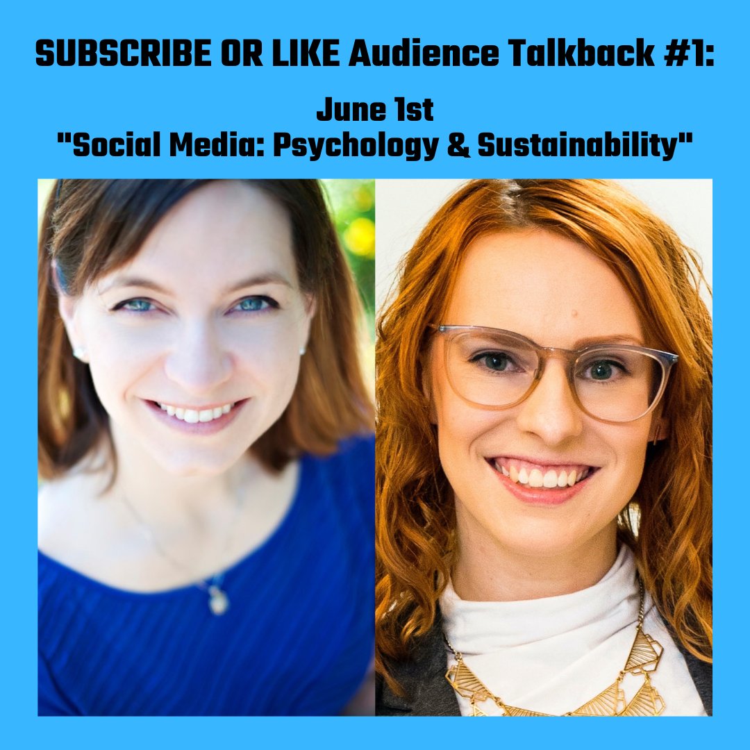 The WWPT team is pumped for tonight's performance of "Subscribe or Like" and our Audience Talkback, "Social Media: Psychology &amp; Sustainability", featuring Registered Psychologists Becky Ponting (M. Ed) and Brittany Budzan (M. Ed). We hope you can join us! showpass.com/o/workshop-wes…