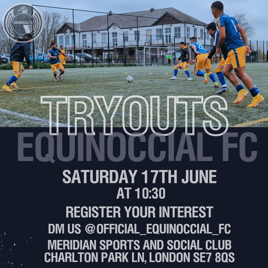 We welcome new players.
Come and join us on the day, we will be looking to strengthen our squad for the coming season.
All positions needed.
#tryout #footballteam#grassroots #grassrootsfootball #playerswanted#football instagram.com/p/Cs9kLfgLFFd/…