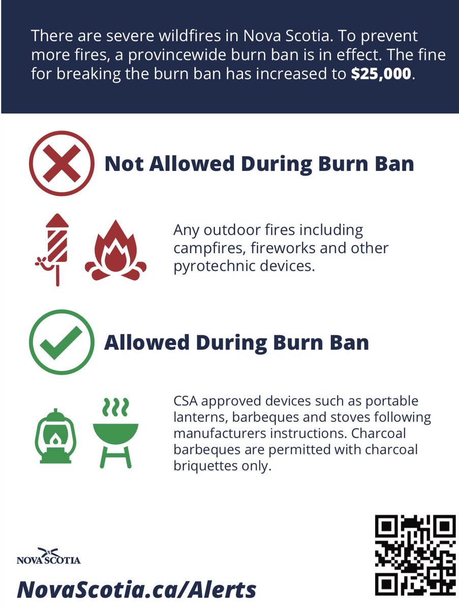The situation remains very fragile with ongoing wildfires. Note these incredibly important rules to abide by. Educate yourself on what is allowed - especially what is NOT allowed under the Burn Ban. Everyone’s actions matter right now and they matter a lot!
