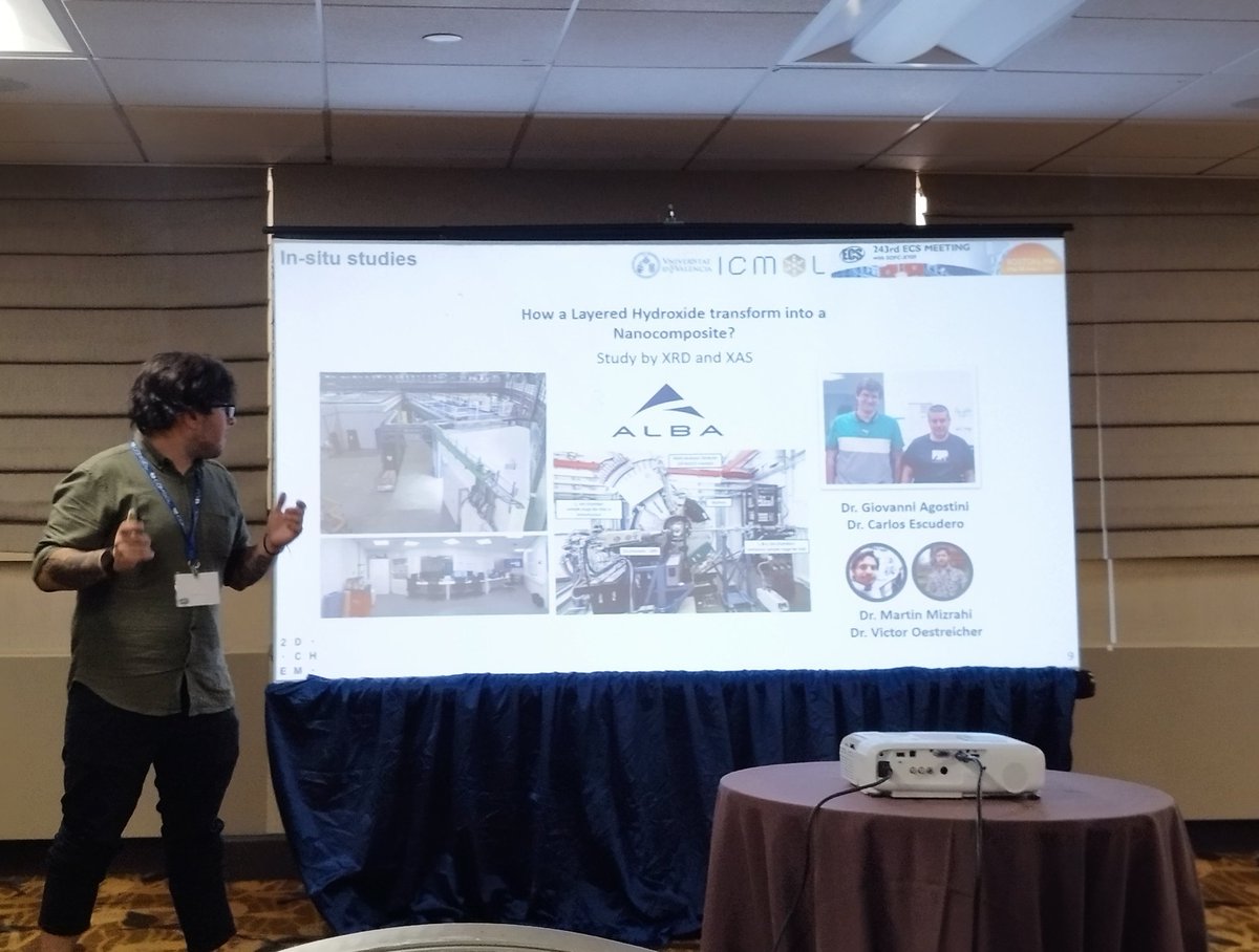 I'm happy to have the oportunity to share part of our work, here in Boston for the 243 <a href="/ECSorg/">ECS</a> meeting.

In-situ characterization from <a href="/ALBAsynchrotron/">Sincrotró ALBA💡</a> and presenting some devices were the highlights of this talk. 

<a href="/2DChem/">2DChem</a> <a href="/ICMol_UV/">ICMol</a>