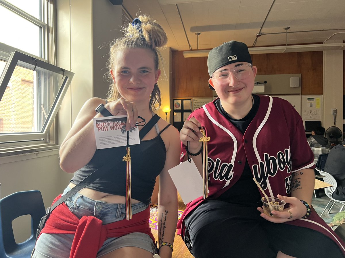 DTChau's tweet image. Congratulations to the WSD1 graduating class of 2023! Huge, special shout-out to my Tec-Voc STEP students…you’ve all made it! I am so proud of them all! 🥳🎉🎓 #WSDPowWow