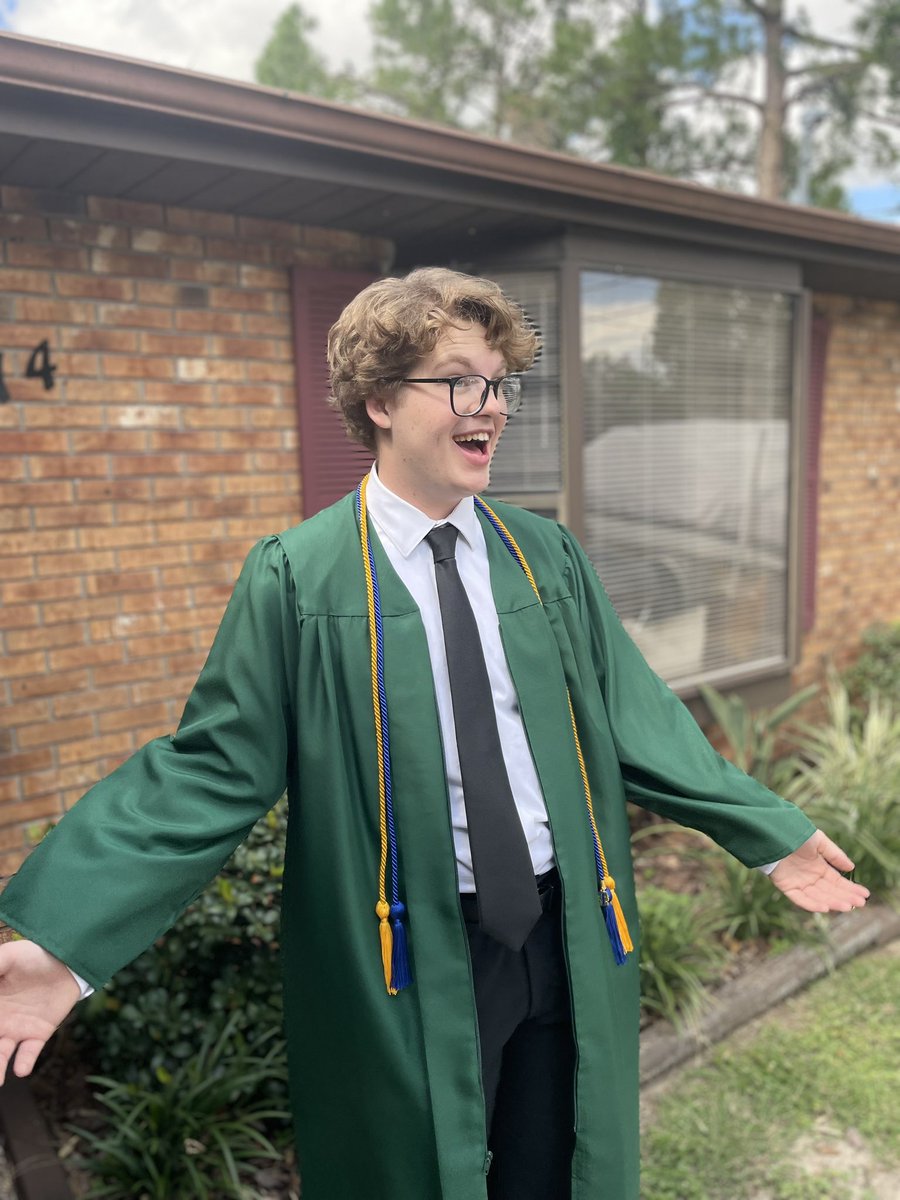 It’s my baby’s turn.  Deland High Graduation tonight. Almost time