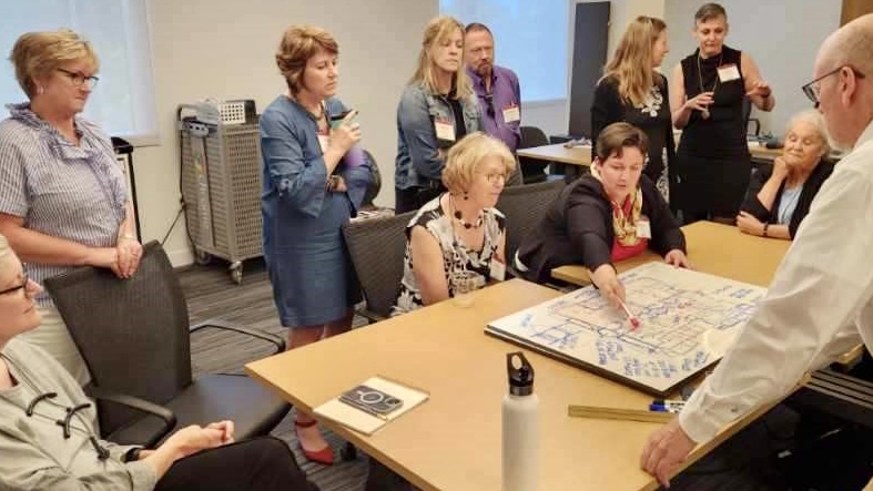 Little (@littleonline) on Twitter photo Collaboration in action! Community Practice Leader Thomas Carlson-Reddig leads an interactive design session this afternoon at #DesignInstituteDurham hosted by <a href="/LibraryJournal/">Library Journal</a> and <a href="/DurhamCountyLib/">Durham County Library</a>.
#librarydesign #libraries #communitydesign Collaboration in action! Community Practice Leader Thomas Carlson-Reddig leads an interactive design session this afternoon at #DesignInstituteDurham hosted by <a href="/LibraryJournal/">Library Journal</a> and <a href="/DurhamCountyLib/">Durham County Library</a>.
#librarydesign #libraries #communitydesign