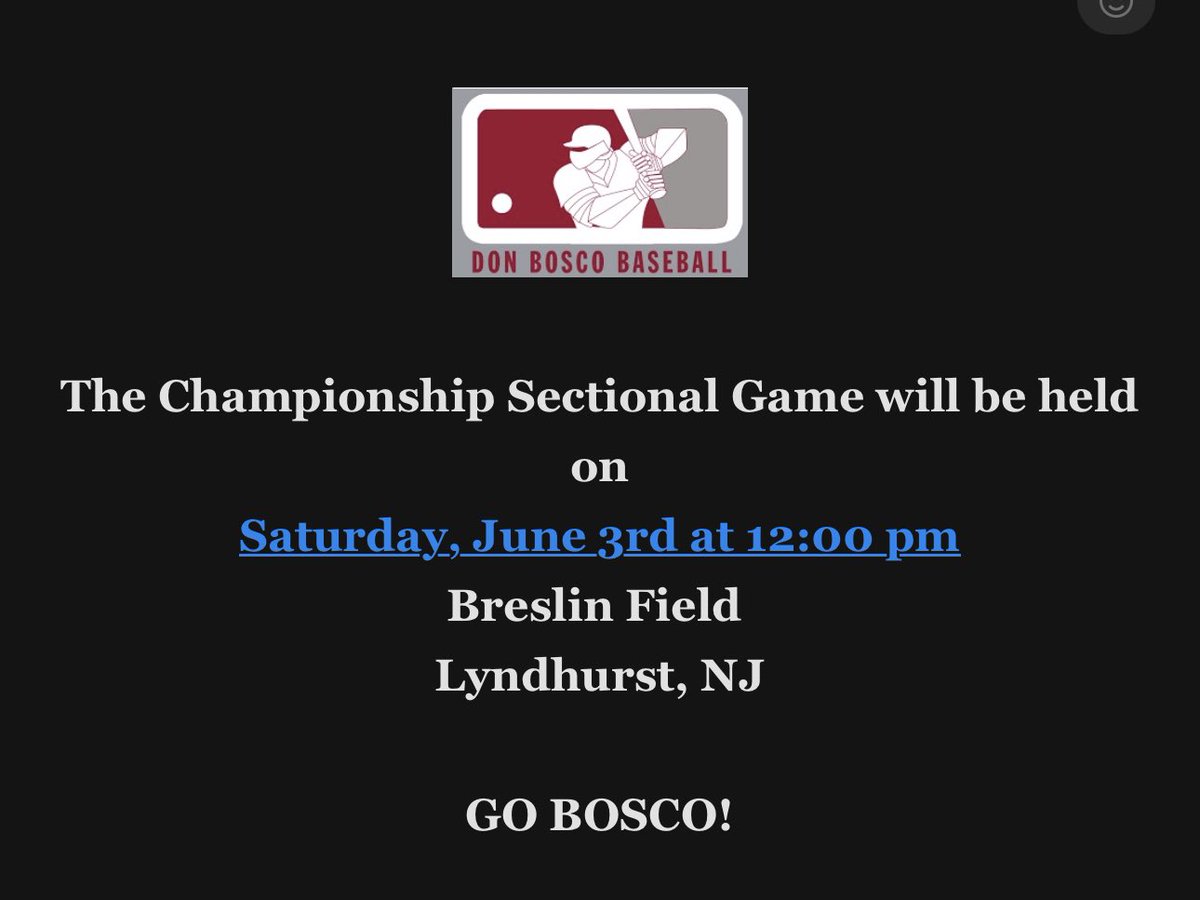 Don Bosco Prep Baseball (@DBPHRC) on Twitter photo 2023-06-01 21:18:37