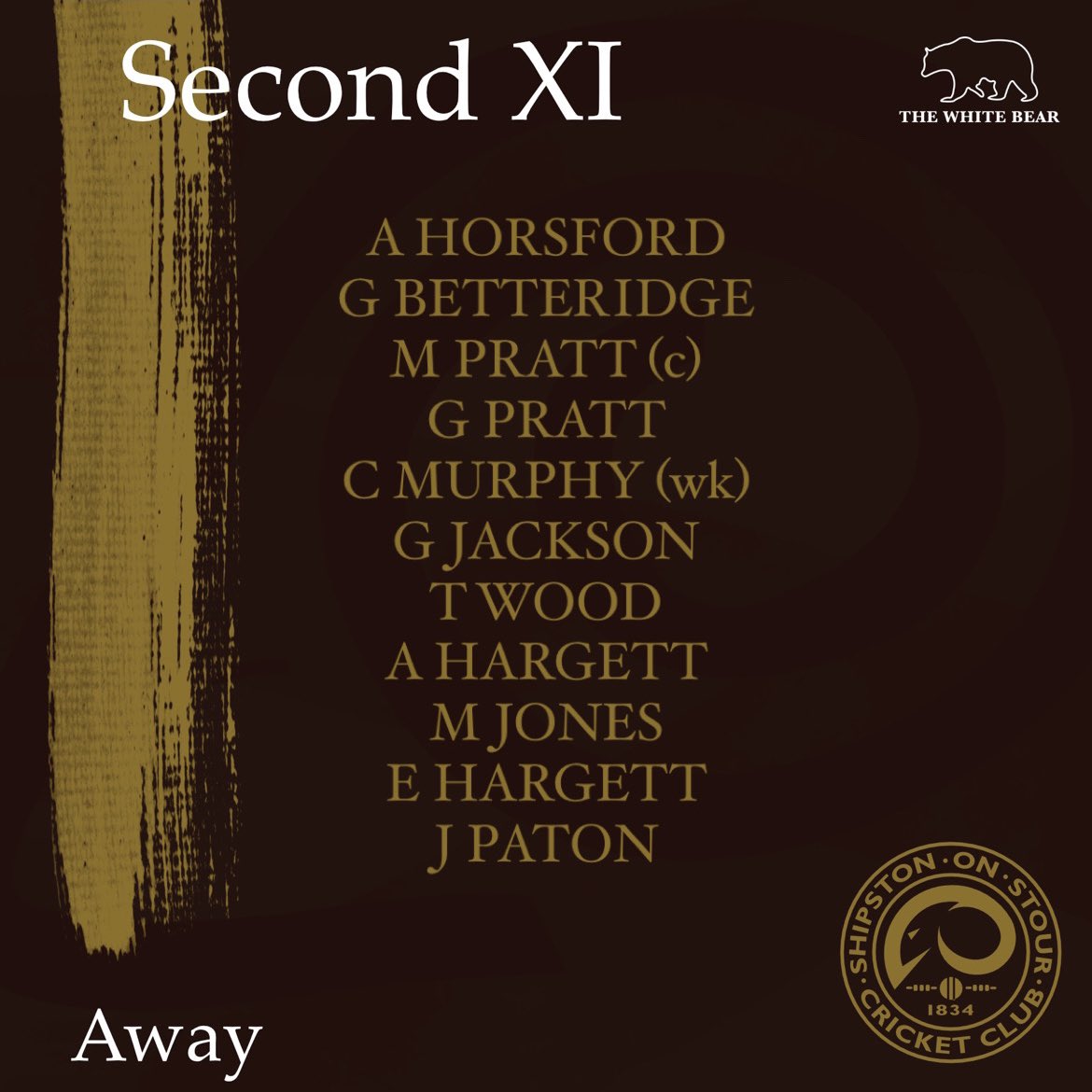 The 1st XI host last years champions <a href="/wellesbourneCC/">Wellesbourne CC</a> this Saturday while the 2’s travel to <a href="/broadwayccworcs/">broadwayccworcs</a>.

Proudly sponsored by <a href="/TheBearShipston/">The White Bear</a> &amp; this weeks match day sponsor <a href="/ElCafeEspana/">El Cafe</a> 

#cricket #shipstoncc #shipstononstour #cotswoldcricket #chl 🏏