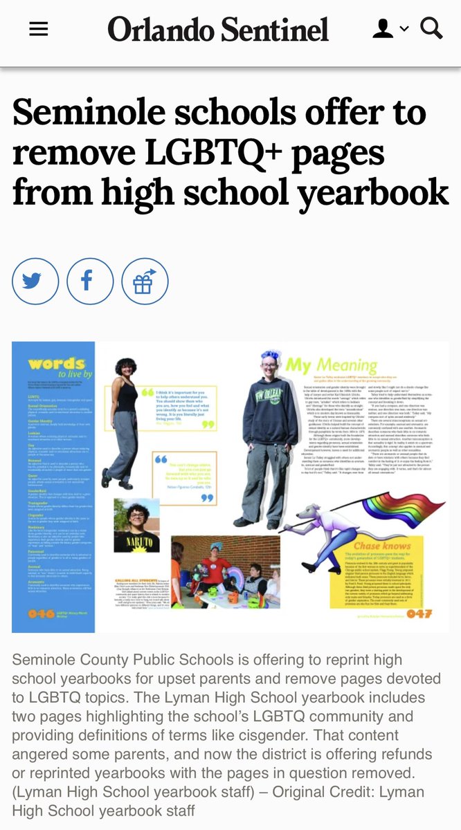 Florida Freedom to Read Project on Twitter "A few parents and students