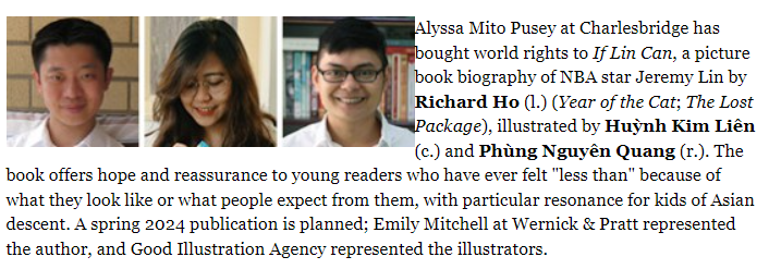 Another great book on the way from <a href="/richkarho/">Richard Ho</a> ! <a href="/charlesbridge/">Charlesbridge</a>