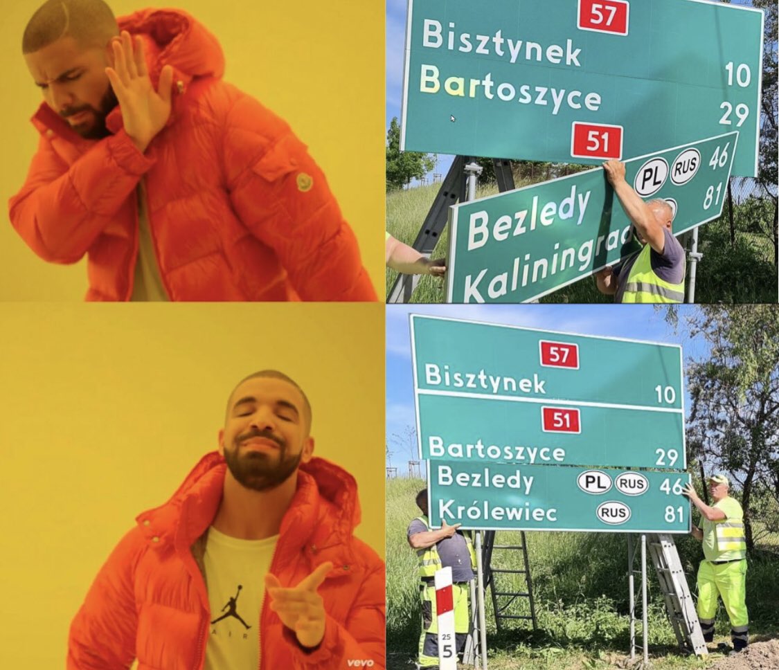 Visegrád 24 On Twitter Poland Has Started Replacing Its Road Signs Saying “kaliningrad” With 
