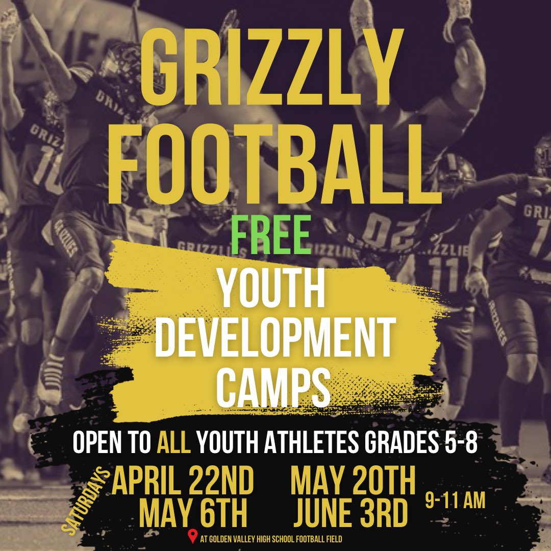 Our annual combine is this Saturday! Be there! #gvgrizzlyfootball
