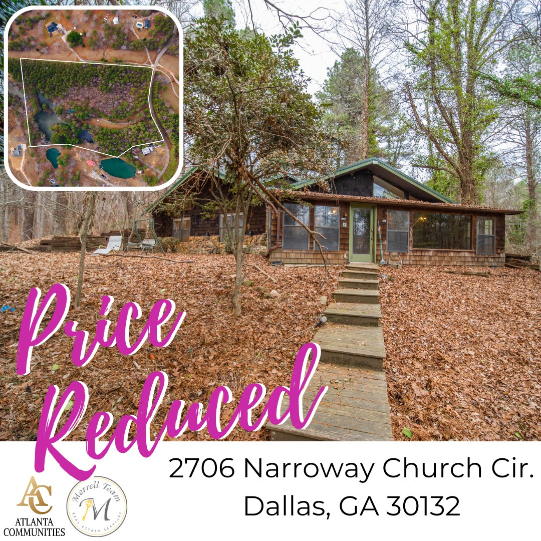 Price Reduced! 17.1 acres! All details at morrellteam.com/details.php?ml… #homeforsale #sellinghomes #buyinghomes #morrellteam #metroatlantahomeforsale #buyahouse #homebuying #housebuyer #homebuyer #landforsale #northpauldinghighschool #pricereduction #priceadjustment