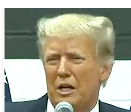Trump speaking in Iowa today:

WTAF is going on with his Nicolas Cage  'Peggy Sue Got Married' hair???
 rawstory.com/trump-almost-f…