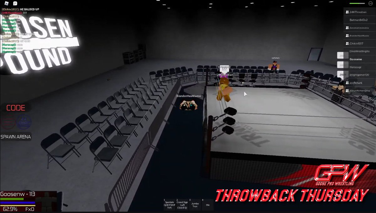 GPW2x's tweet photo. THROWBACK THURSDAY #1: Back in 2021 maybe 2020 idk 

Johnny Allen (current GPW Memphis champ) Defended his OTTR Youtube Championship against Paul Goosen

The match was good with surprising spots the match ended when Batman interfered by hitting Johnny with a chair! https://t.co/I8c2ViooQR