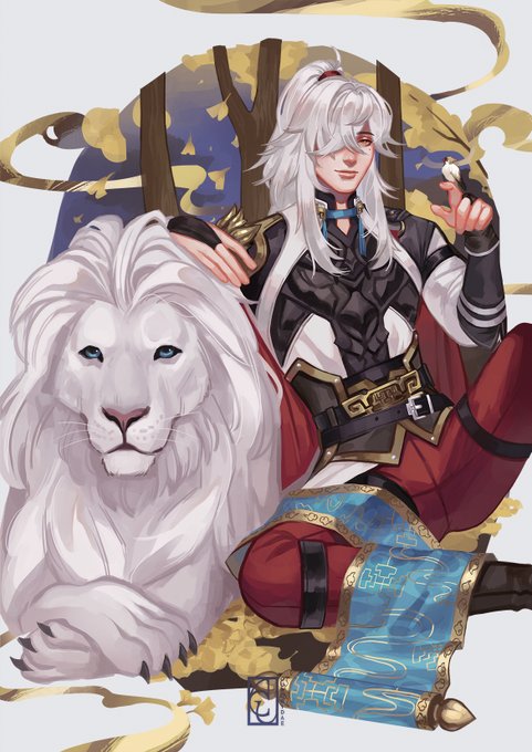 「lion long hair」 illustration images(Latest)