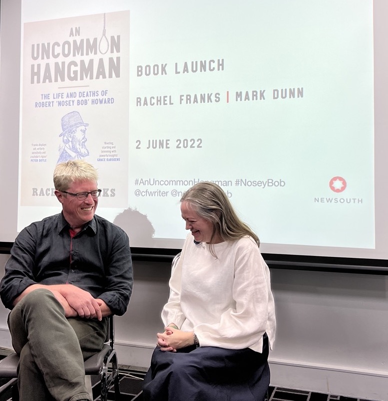 #OTD in 2022, Mark Dunn said: 'Just like Nosey Bob on a good day, this will be quick ...' and launched An Uncommon Hangman. I'm so grateful to friends, publishers, booksellers, librarians, journalists, event organisers and all of the readers for an amazing 12 months! 📚 🙏 🥰