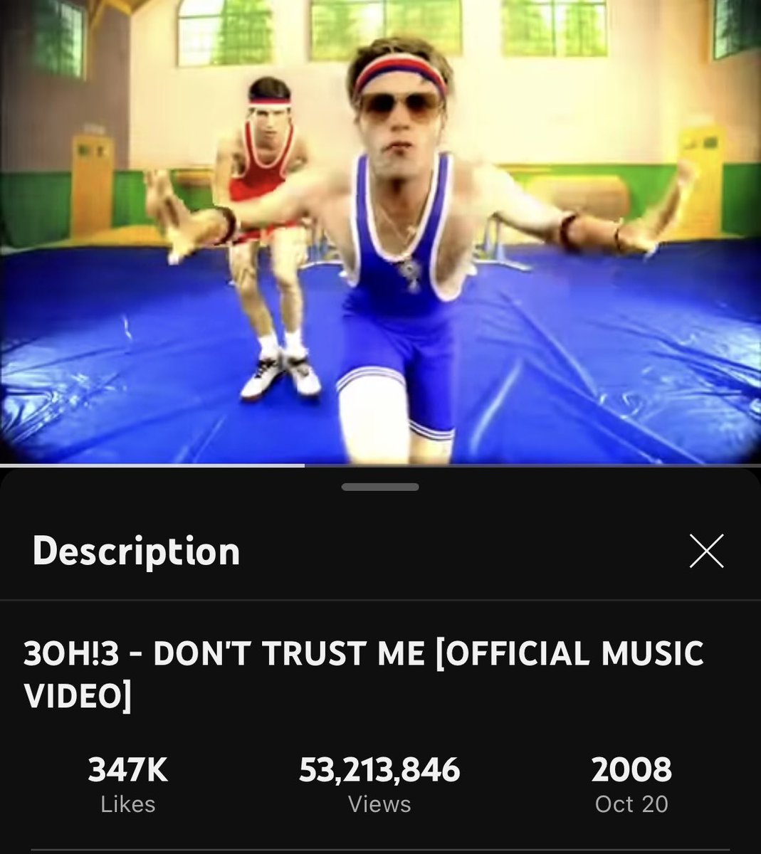 in honor of DONTTRUSTME by @3OH3 turning 15 today we will be playing this song on loop for 4 hours at all our shows this weekend. You’re welcome.