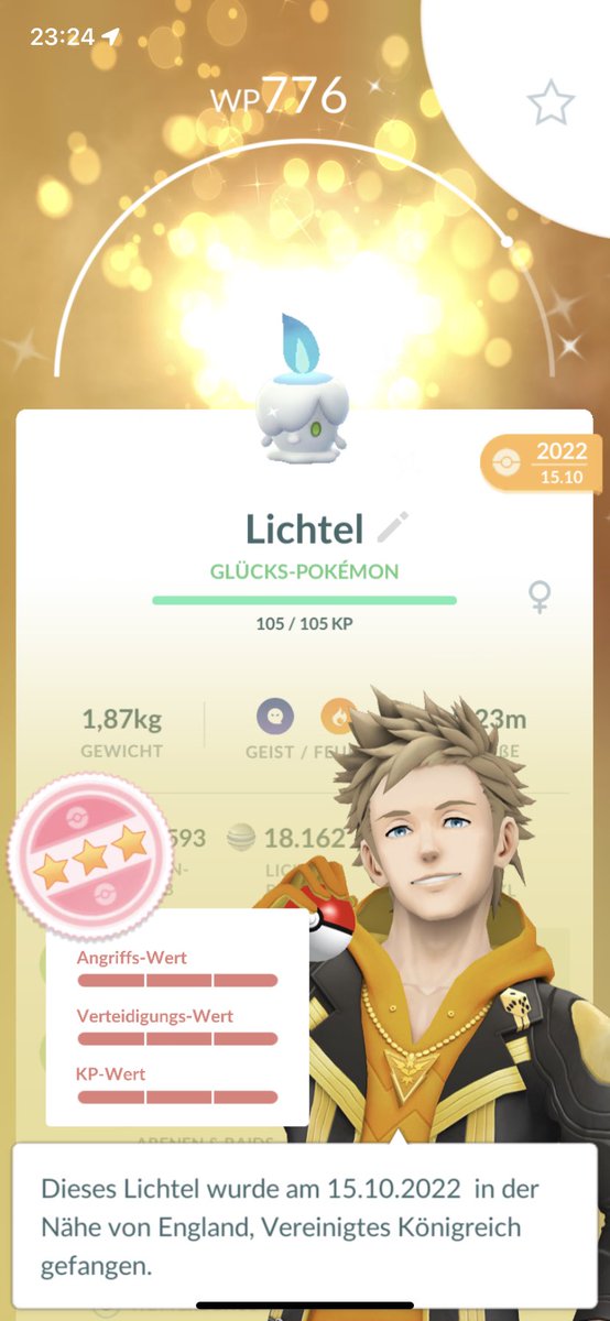 love the little things without remote raiding 🫣🫨 soooooo thankful for this little beauty 🤩🥰🥳 shlundooo Litwick 🕯️🔥you the man @M3wTw01ce 🤝🙌👏 hugs sent 🤗 #PokemonGO #shlundo #litwick #lucky #PokemonGOfriends #hardcorecasual 🤙💪