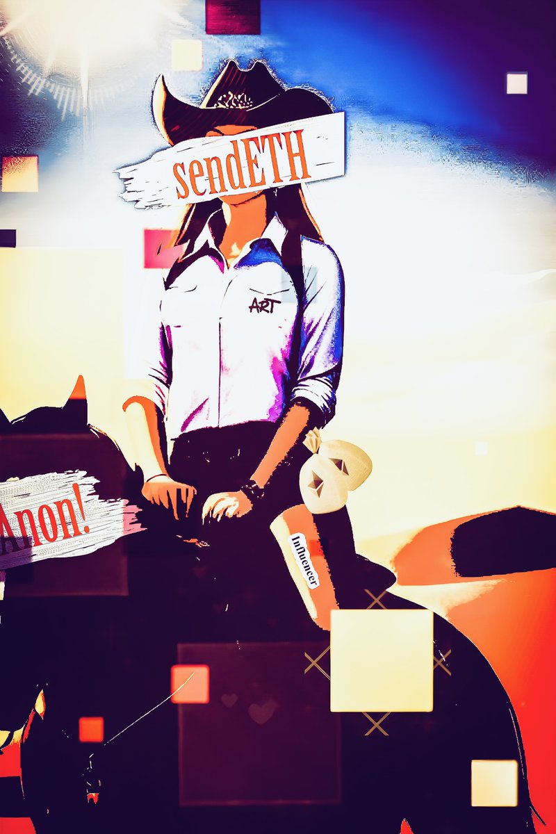 Gm

Let’s start our day with some ART

Whose bag are you filling today Anon?

How does it feel to be ridden by your favourite so called Influencers Anon?

To mint or not to mint? 

‘A Horse &amp; Rider (Influencer Edition)’

#arttogetherstrong #blamekato