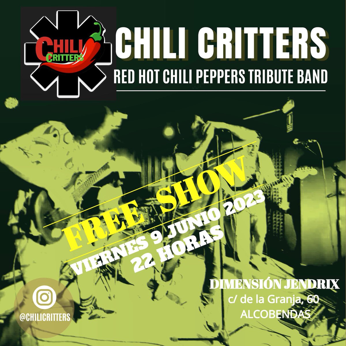 #RedHotChiliPeppers #RHCP 
 #TributeBand #Madrid <a href="/RHCPFansite/">RedHOT ChiliPeppers</a> <a href="/RHCP_Spain/">✳️ RHCP_Spain ✳️</a>