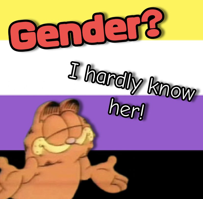 BigGarfFan37 on Twitter "Taking suggestions for Garfield Pride flags."