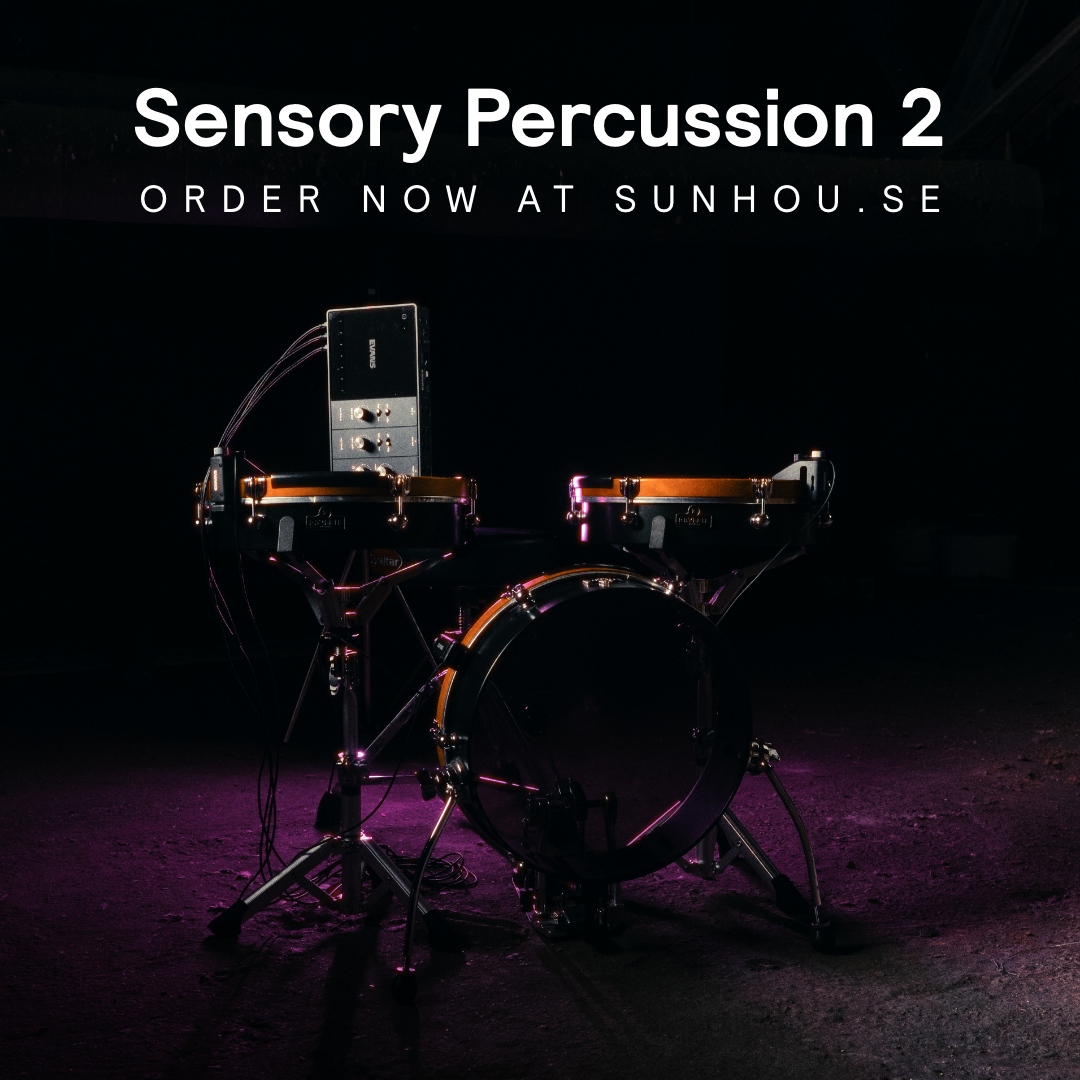 Big news today: the new EVANS Hybrid Sensory Percussion Sound System bundles are available directly through our website. 🙌🏽 sunhou.se/sensorypercuss…