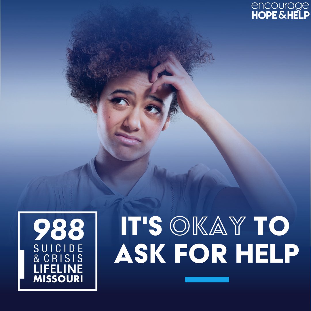 You don’t have to go through it alone! Whether you or someone you know is in crisis or simply needs someone to talk to - 988 is there to help. <a href="/988Lifeline/">988 Suicide & Crisis Lifeline</a> #988lifeline #suicideprevention
