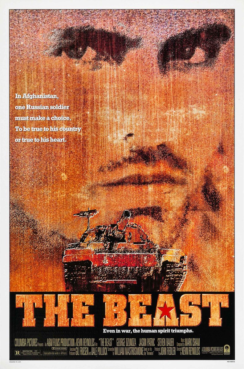 Coming Soon on Blu-ray! THE BEAST (1988) - Starring Jason Patric, George  Dzundza, Steven Bauer, Stephen Baldwin, Don Harvey \u0026 Erick Avari - Shot by  Douglas Milsome (Full Metal Jacket) - Written, image size:792x1200