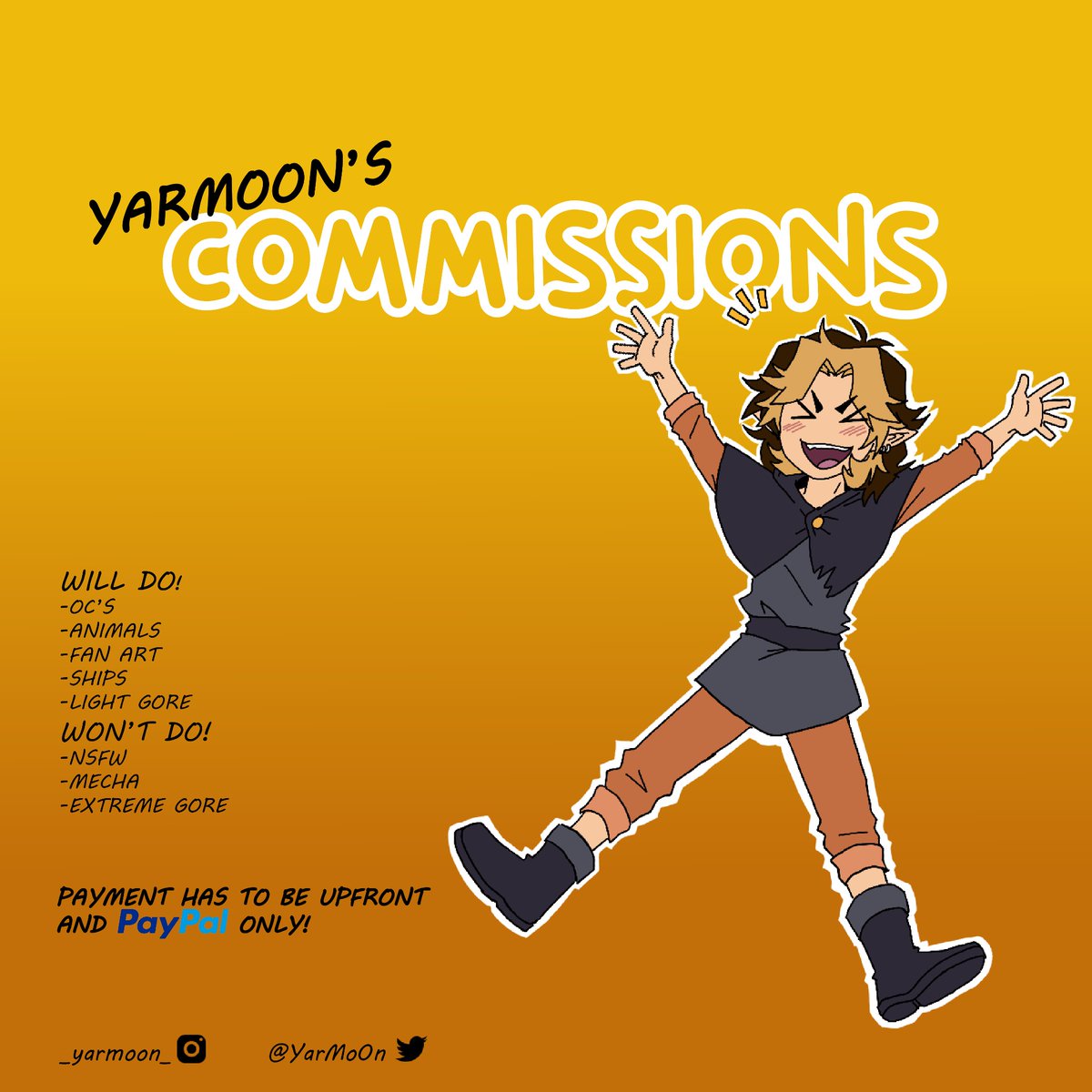 YarMo0n's tweet photo. COMMISSIONS ARE OPEN!

#commissionsopen #Commission #commissionart https://t.co/aaBXdOO3n3