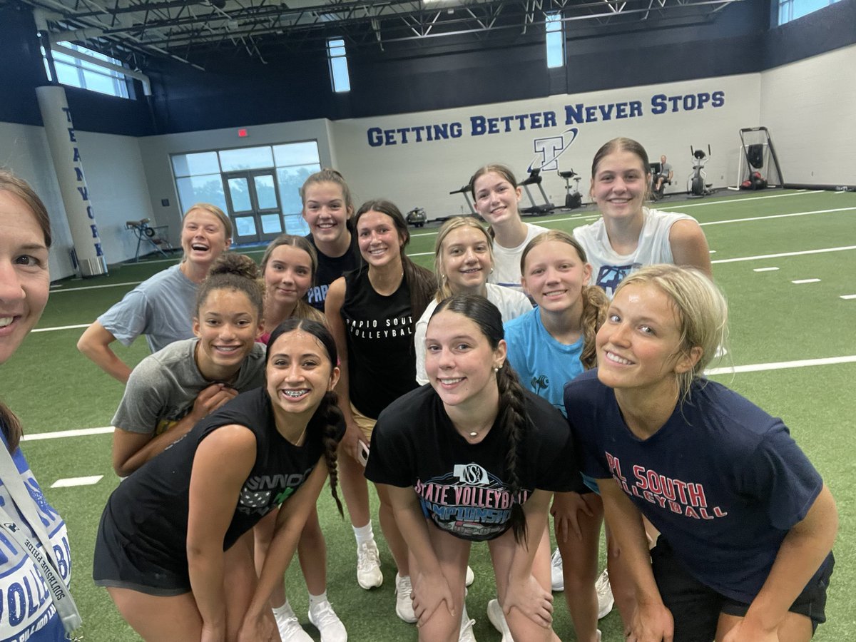 Papio South Titan Volleyball (@plsouthtitanvb) on Twitter photo These BASKETBALL/Volleyball Girls were feeling left out out of Tuesday’s pic. Here they are bright and early before the rest getting better! Let’s go LADIES! <a href="/PLS_activities/">PLS Titan Activities</a> <a href="/PLSTitanPower/">Titan Strength</a> <a href="/PLSouthGBB/">PLVS GBB</a> These BASKETBALL/Volleyball Girls were feeling left out out of Tuesday’s pic. Here they are bright and early before the rest getting better! Let’s go LADIES! <a href="/PLS_activities/">PLS Titan Activities</a> <a href="/PLSTitanPower/">Titan Strength</a> <a href="/PLSouthGBB/">PLVS GBB</a>