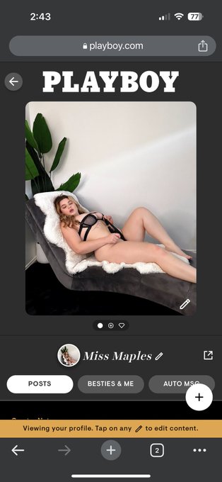 HOLY SHIT I&rsquo;M OFFICIALLY A PLAYBOY BUNNY! 🐰 https://t.co/fw5K5Fo3Vn