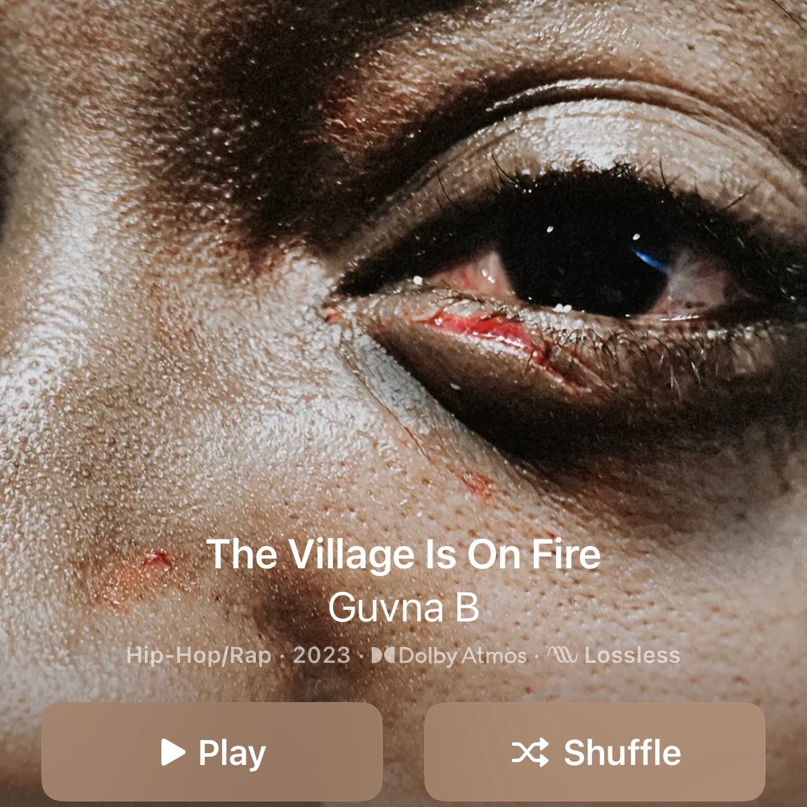 The Village Is On Fire by @GuvnaB Play, don’t shuffle.