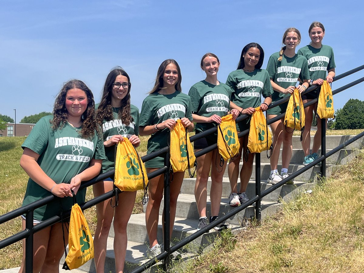 AHS Athletics (@ashwaubenonjags) on Twitter photo Good luck <a href="/ASHxc_trk/">AshwaubenonXC&TRK</a> as you compete at STATE tomorrow and Saturday! Give your best! Good luck <a href="/ASHxc_trk/">AshwaubenonXC&TRK</a> as you compete at STATE tomorrow and Saturday! Give your best!