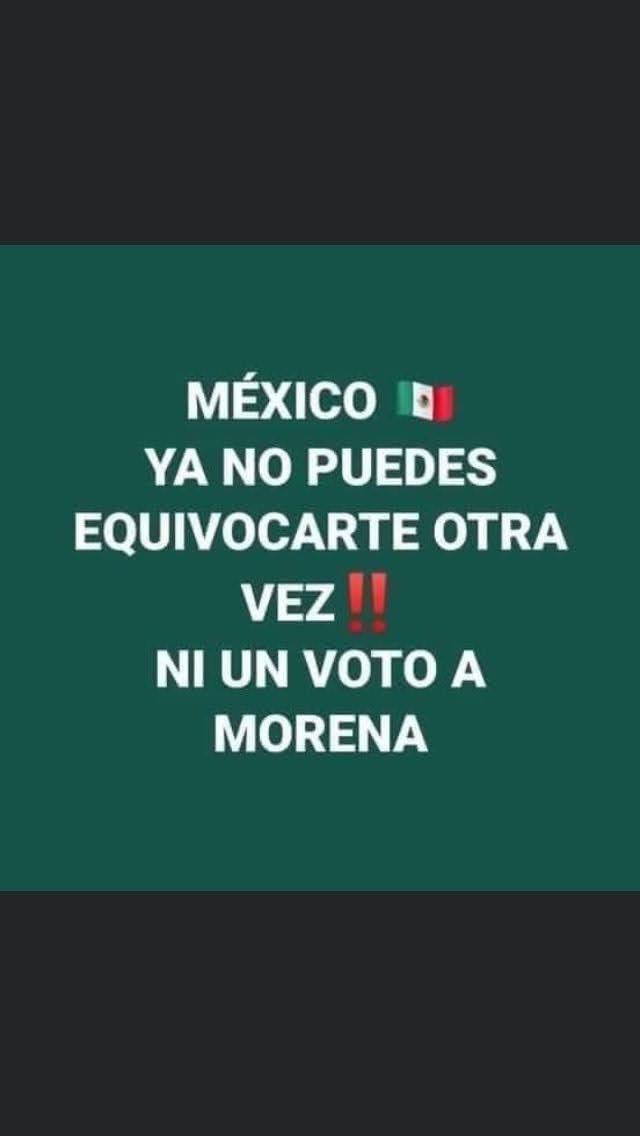 Itta2024's tweet photo. Así es...

#NiUnVotoAMorena
#LaCandiRataNo https://t.co/HE6p0D7DnO