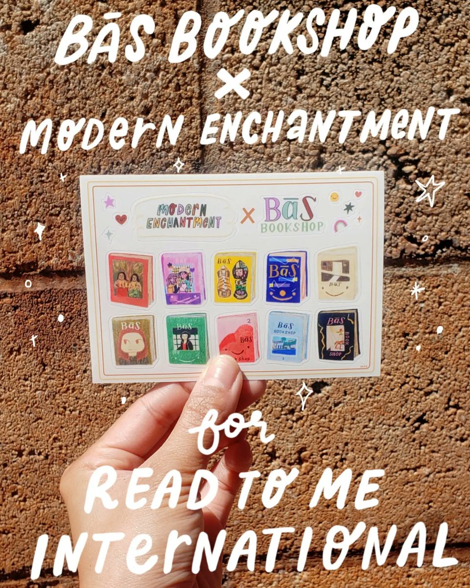 ModEnchantment's tweet image. I collabed with BāS Bookshop to create these little stickers inspired by books that they&apos;ve sold in their beautifully curated shop!  A portion of proceeds will be donated to Read To Me International.📚.
Learn more about them here: readtomeintl.org⁣
*
#hawaii #artist